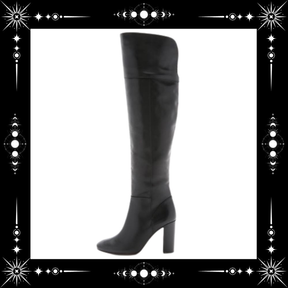 Tory Burch black Bowie knee high boots size 7